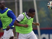 Ecuadorean footballers Antonio Valencia  and Segundo Castillo 