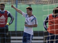 Argentina's forward Lionel Messi