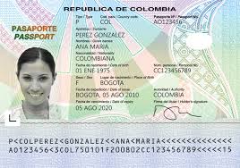 Pasaporte colombiano